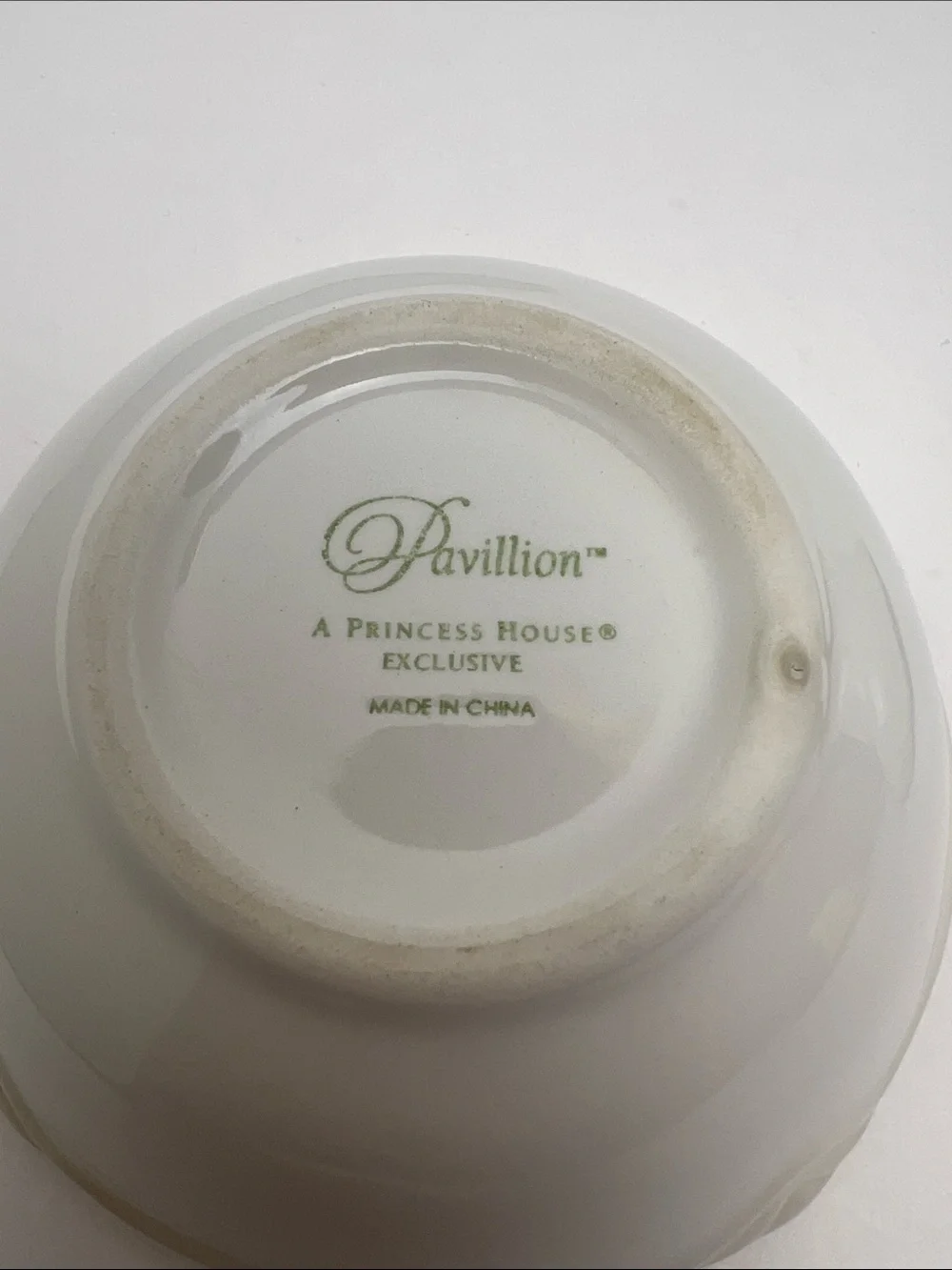 Princess House Pavillion Cream 3-Piece Nesting Serving Bowls Set Discontinued